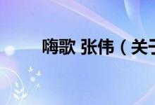 嗨歌 張偉（關于嗨歌 張偉的介紹）