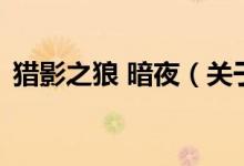 獵影之狼 暗夜（關(guān)于獵影之狼 暗夜的介紹）