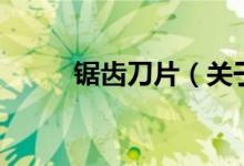 鋸齒刀片（關(guān)于鋸齒刀片的介紹）