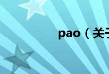 pao（關于pao的介紹）