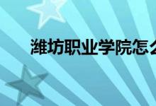 濰坊職業(yè)學院怎么樣（設有哪些專業(yè)）