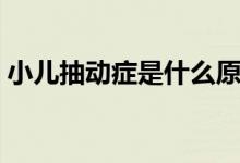小兒抽動癥是什么原因（小兒抽動癥是什么）