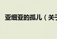 亞細亞的孤兒（關(guān)于亞細亞的孤兒的介紹）