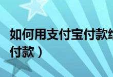 如何用支付寶付款給對(duì)公賬戶（如何用支付寶付款）