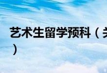 藝術(shù)生留學預(yù)科（關(guān)于藝術(shù)生留學預(yù)科的介紹）
