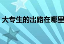 大專生的出路在哪里（?？粕厴I(yè)后的出路）