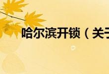 哈爾濱開(kāi)鎖（關(guān)于哈爾濱開(kāi)鎖的介紹）