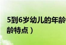 5到6歲幼兒的年齡特點有哪些（5 6歲幼兒年齡特點）