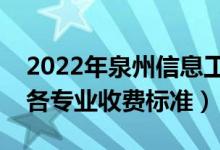 2022年泉州信息工程學(xué)院學(xué)費(fèi)多少錢(qián)（一年各專(zhuān)業(yè)收費(fèi)標(biāo)準(zhǔn)）