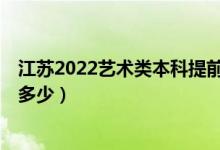 江蘇2022藝術類本科提前批第2小批錄取已開始（投檔線是多少）