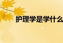 護理學(xué)是學(xué)什么的（出來能干什么）