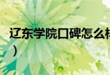 遼東學(xué)院口碑怎么樣好就業(yè)嗎（全國排名第幾）